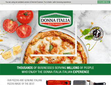 Tablet Screenshot of donnaitalia.com